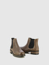Botins Chelsea em Taupe